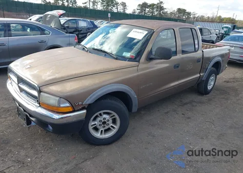 2000 Dodge Dakota Slt/Sport z USA, uszkodzony, nr VIN 1B7GL2AN4YS745684